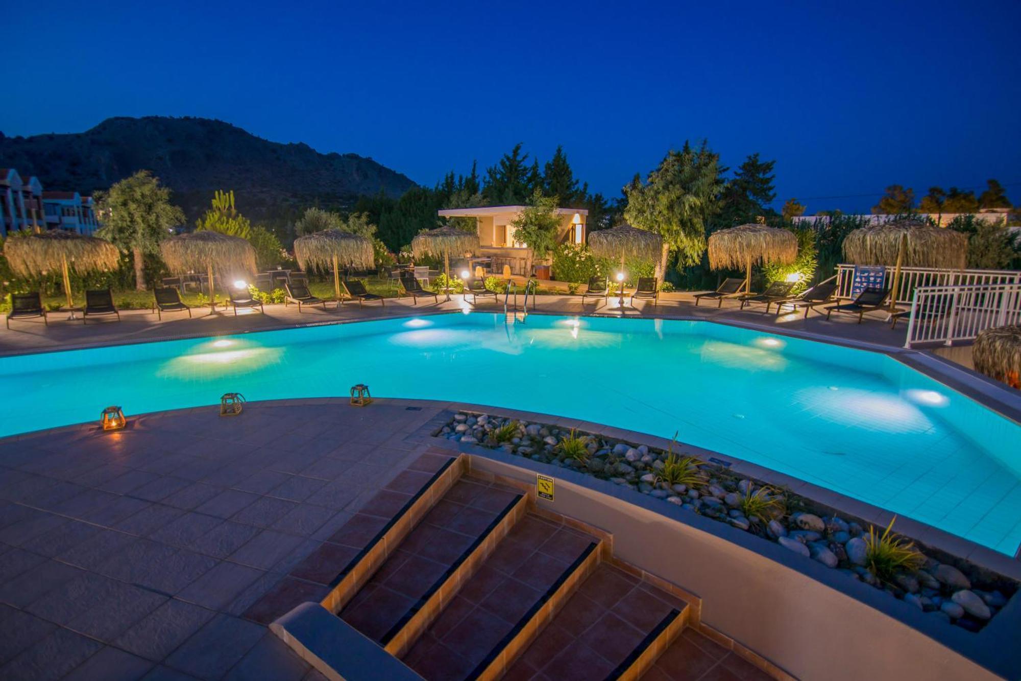 Lindos Breeze Beach Hotel Kiotari Exteriör bild